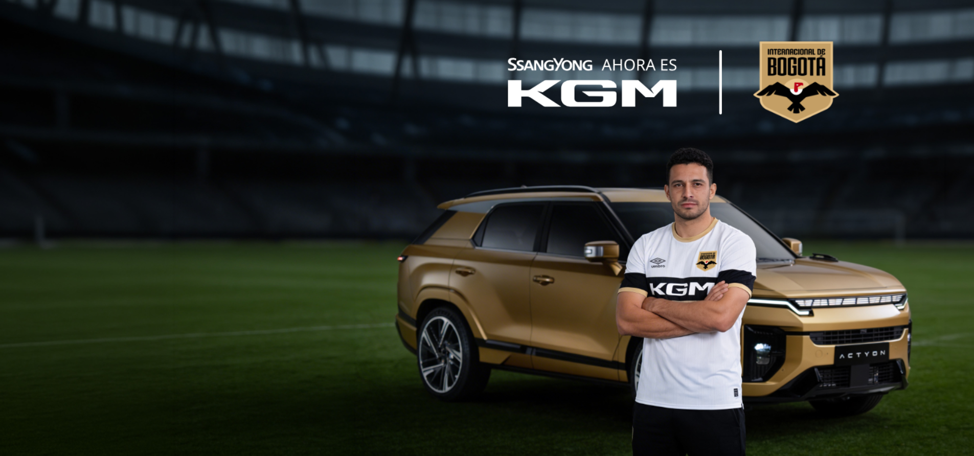 Alianza KGM Colombia con Equipo fútbol InterBogotá.